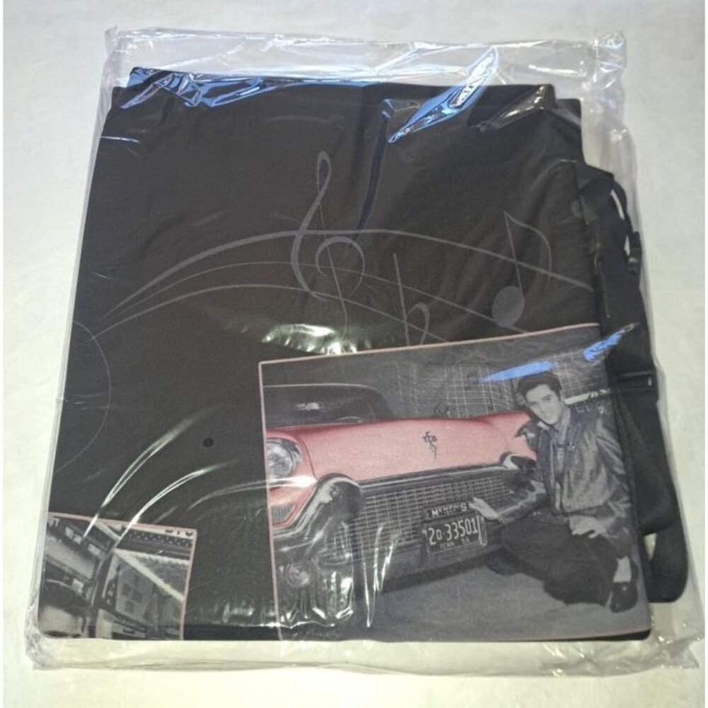 Elvis Presley Black & Pink Cadillac Car Seat Cover 1 pc Auto Decor The King New - Picture 2 of 4
